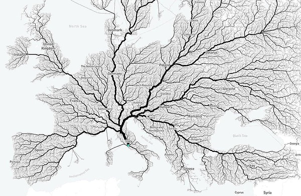 7. "Bütün yollar Roma'ya çıkar" derken yalan söylemiyorlarmış!