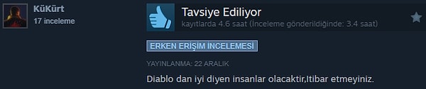 3. Diablo severler bu duruma biraz sinirlenebilir.