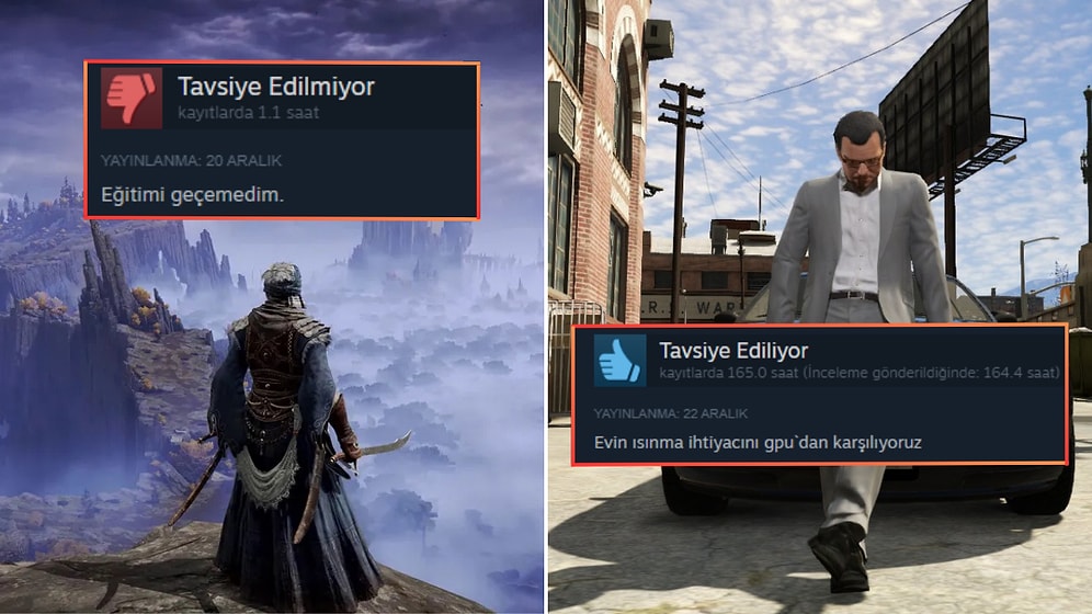 Evini GTA 5 ile Isıtan Oyuncudan Eğitim Bölümünü Geçemeyene Haftanın En Komik Steam Yorumları!