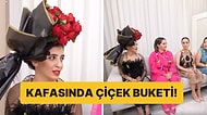 Kafasına Bir Buket Çiçek Takan Gelin Evi Yarışmacısının Bi' Garip Moda Anlayışı