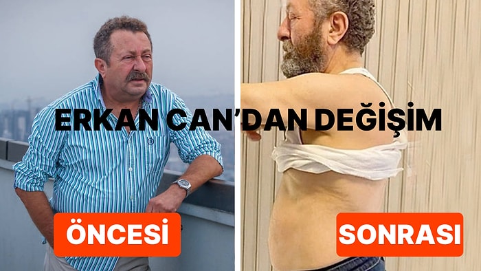 İşte Son Hali: Ünlü Oyuncu Erkan Can 1 Ayda Tam 12 Kilo Vererek Değişime İmza Attı