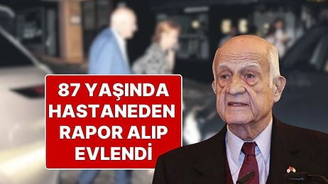 87 Yaşındaki İş İnsanı İnan Kıraç, Hastaneden Rapor Alarak Evlendi