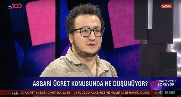 "Yani asgari ücrete üzülmesinler, kendi hayatlarını asgari ücrete göre organize etsinler. " "Evet. Bunun sonu yok ki."