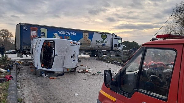 Edinilen bilgiye göre, kaza sabah saat 08.50 sularında merkez Pamukçu mevkiinde meydana geldi.