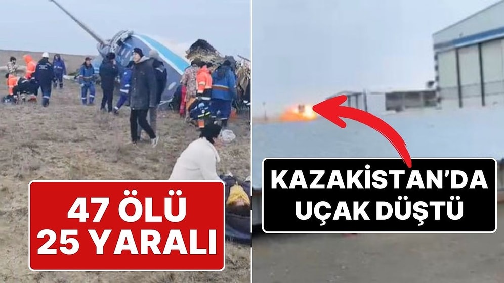 Azerbaycan Havayollarına Ait Yolcu Uçağı Kazakistan'da Düştü