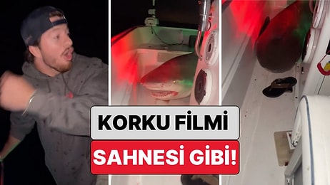 Korku Filmi Sahnesi Gibi: Balık Tutmak İçin Yola Çıkan 3 Arkadaşın Teknesine Köpek Balığı Atladı