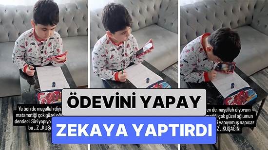 Yeni Nesil Zehir Gibi: Bir Anne Çocuğunu Matematik Ödevini Yapay Zekaya Yaptırırken Buldu