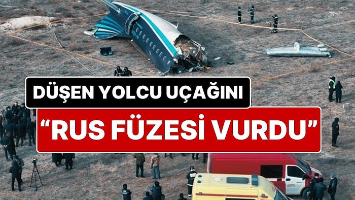 Kazakistan’da Düşen Azeri Yolcu Uçağını Rus Füzesi mi Vurdu? Gövde ve Kanatlarında Delikler Var!