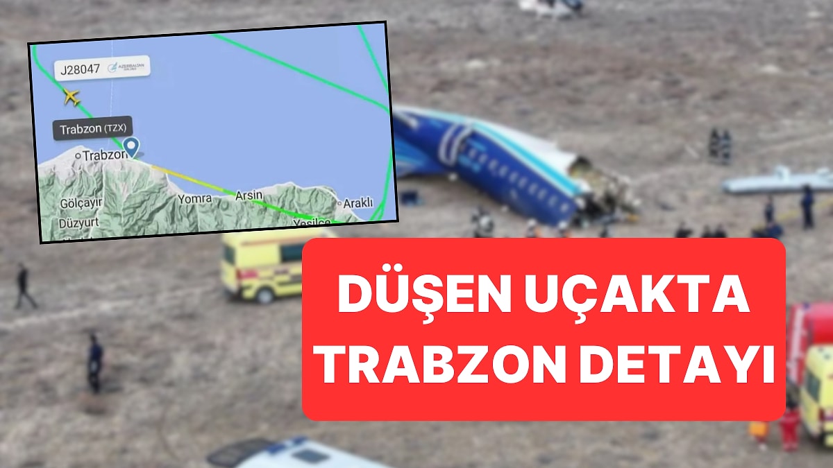 Kazakistan'da Düşen Uçakta Trabzon Detayı: Üç Gün Önce Yaşanmış