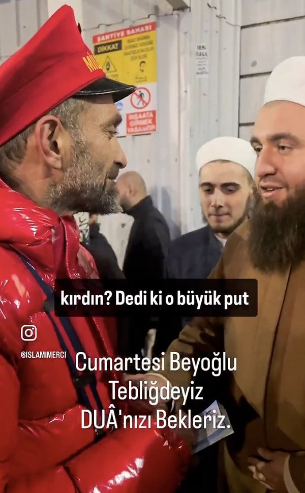 Vatandaşın yaşam tarzına müdahale eden tebliğciler bu kez yılbaşı yaklaşırken yeniden ortaya çıktı. İstanbul İstiklal Caddesi'nde dolaşan tebliğcilerin hedefinde Milli Piyango bileti satan satıcı vardı.