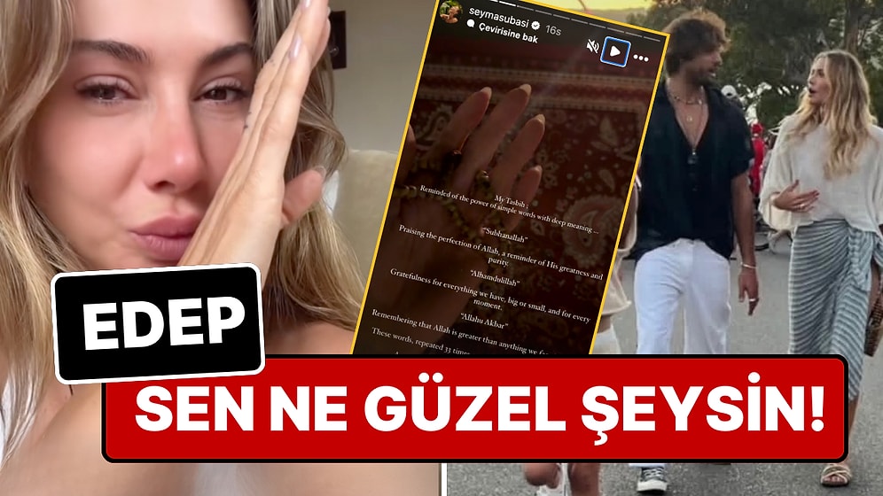 Edep Sen Ne Güzel Şeysin: Aşkı Marlon Eski Sevgilisiyle Noel Kutlarken Şeyma Subaşı Evde Oturup Tespih Çekti