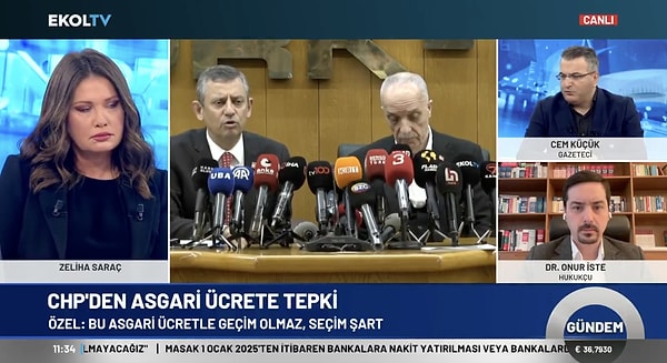 "Sokakta bir kişi bile memnun değil" ifadelerini kullanan Küçük, pasaport ve vergi harcı gibi pek çok kalemin fiyatını belirleyen Yeniden Değerleme Oranı’nın yüzde 43.93 olarak zamlanmasını hatırlattı.