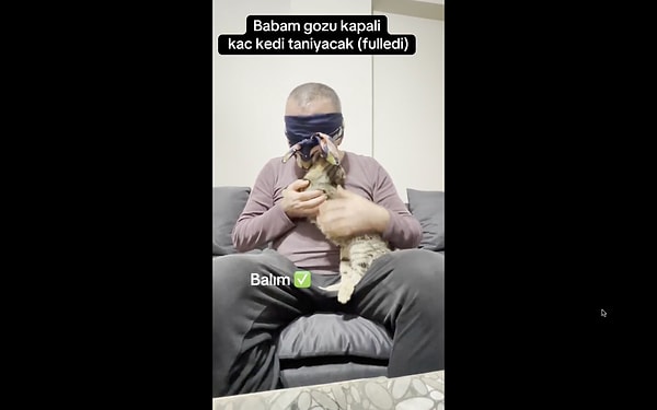 Tamamını saniyeler içinde tanıyabilen babanın videosu beğeni topladı.