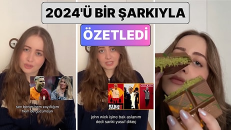 Olayları Şarkılarla Özetlediği İçeriklerle Bilinen Burcu Yener'den "2024 Yıl Sonu Raporu" Geldi