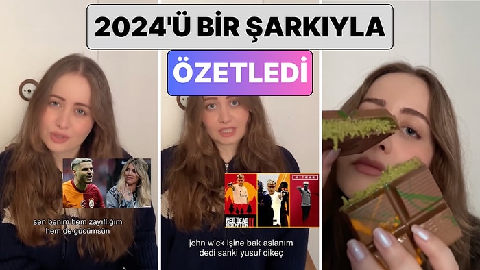 Olayları Şarkılarla Özetlediği İçeriklerle Bilinen Burcu Yener'den "2024 Yıl Sonu Raporu" Geldi