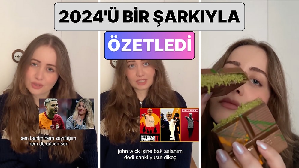 Olayları Şarkılarla Özetlediği İçeriklerle Bilinen Burcu Yener'den "2024 Yıl Sonu Raporu" Geldi