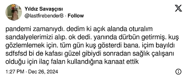 Pandemi zamanı yaşananlardan muaf tutulmalıyız galiba! 👇