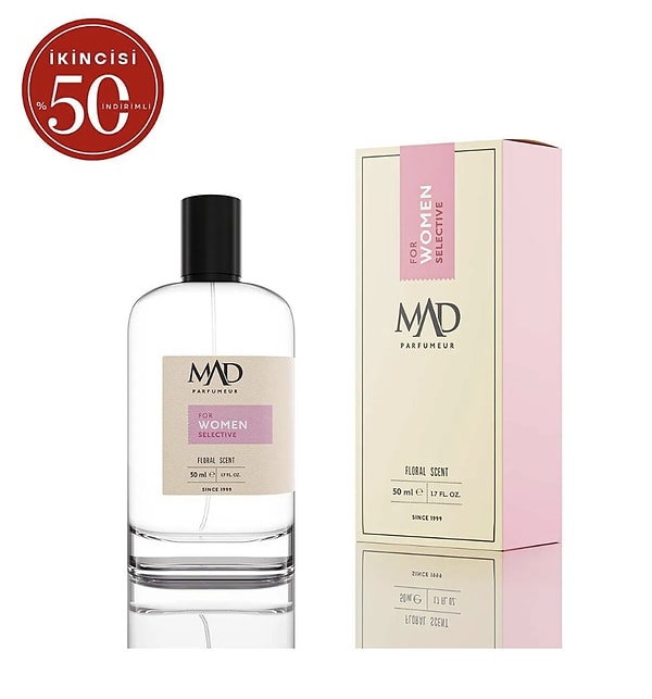 6. Mad Parfüm Mad A118 Selective 50 ml Kadın Parfüm