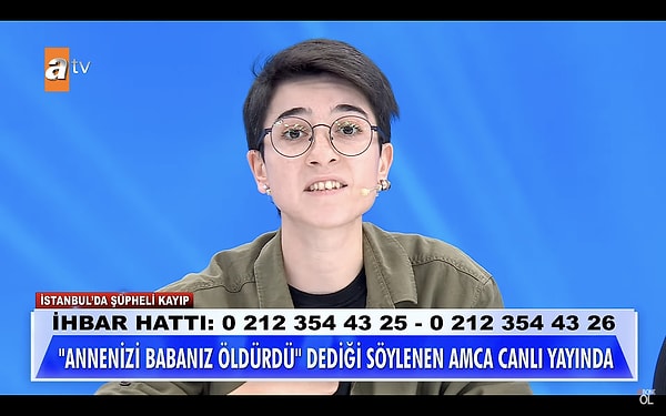 Bugünkü yayında Habibe bir kez daha annesi için feryat etti. "Sesimizi duyun. Sevil Çetinkaya cinayetinde özel ekip kurulmuştu. Bizim annemiz için de JASAT özel ekibi kurulsun." dediği sırada güzel haberi Müge Anlı verdi.