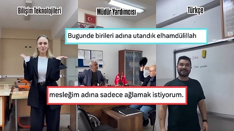 Öğretmenlerin İlahi Eşliğinde Çektiği TikTok Tadındaki Video Tepkilere Neden Oldu