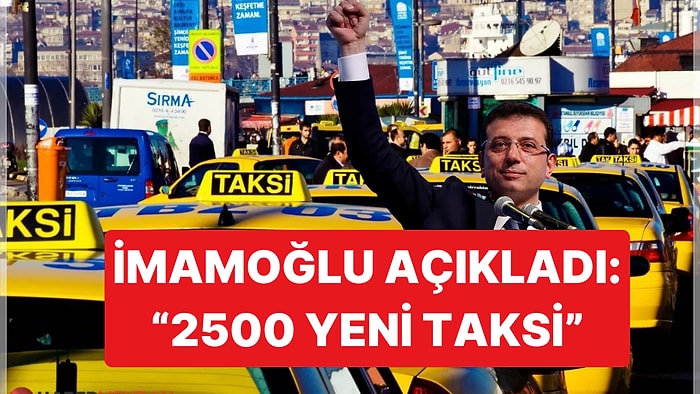 Ekrem İmamoğlu Anket Sonucunu Açıkladı: İstanbul'a Yeni Taksiler Geliyor