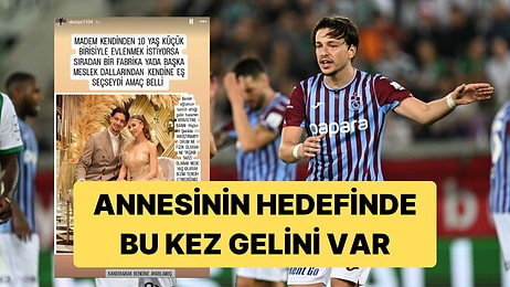 Trabzonspor Teknik Direktörleri, TFF ve MHK'yı Eleştiren Enis Destan'ın Annesinin Hedefinde Bu Kez Gelini Var