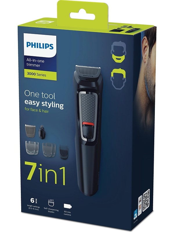 Philips MG3720 Erkek Bakım Seti 7'si 1 arada Saç & Sakal Şekillendirici