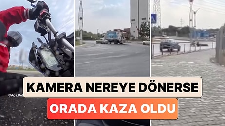 Lanet Gibi: Adana'da Kamera Nereye Dönerse Orada Kaza Yaşandığı Bir Acayip Video