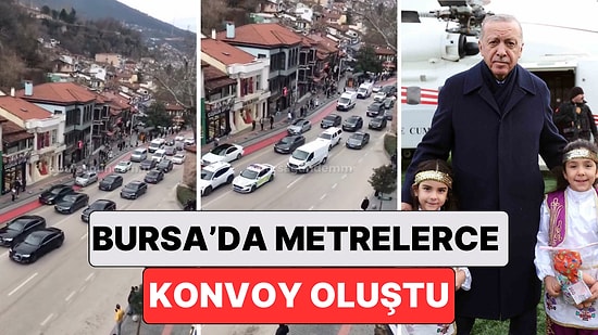 AK Parti 8. Olağan Kongresi ve BTSO’nun Ödül Töreni İçin Bursa'ya Giden Cumhurbaşkanının Konvoyu Gündem Oldu