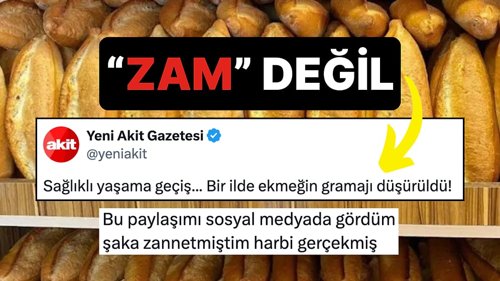 Yeni Akit Vatandaşla Dalga Geçmeye Devam Ediyor: Ekmek Zammını Duyurdukları Habere Tepki Yağıyor