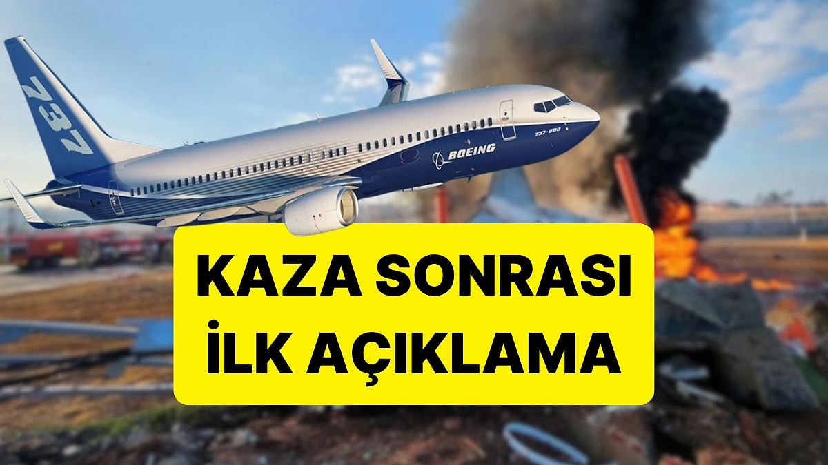 Güney Kore'de 177 Kişinin Vefat Ettiği Uçak Kazasının Ardından Boeing'den İlk Açıklama