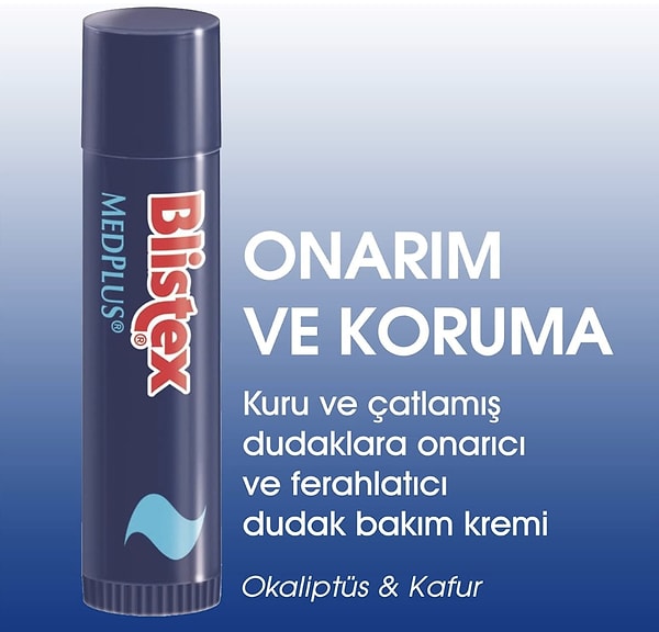 4. Blistex Medplus Dudak Bakım Kremi SPF 15