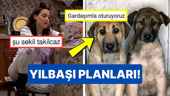 Yılbaşında Yapacakları Şeyleri Görsellerle Anlatarak Dram Yaşatan Kişiler