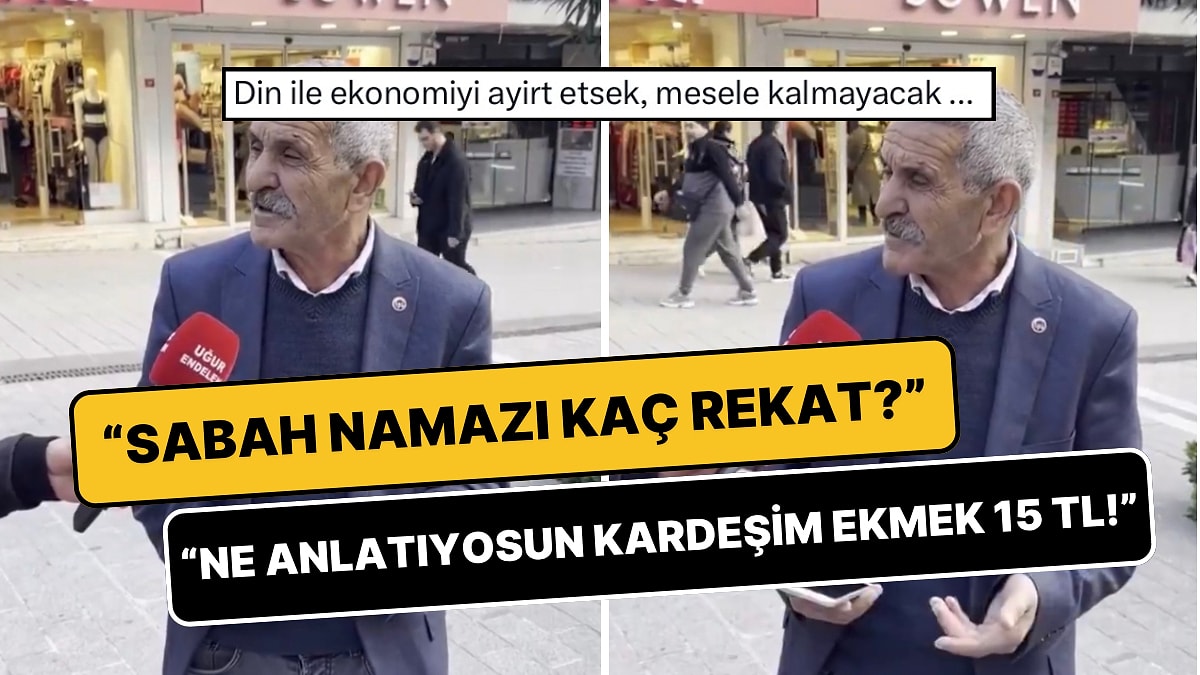 “Sabah Namazı Kaç Rekattır?” Sorusuna Yanıt Olarak Ekonomiden Dert Yanan Vatandaşın Sitemi Gündem Oldu