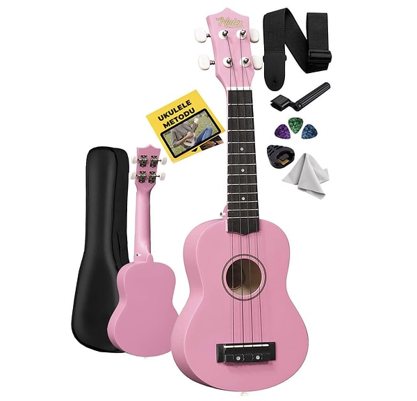 Midex UKX-901 PK Pembe Soprano Ukulele