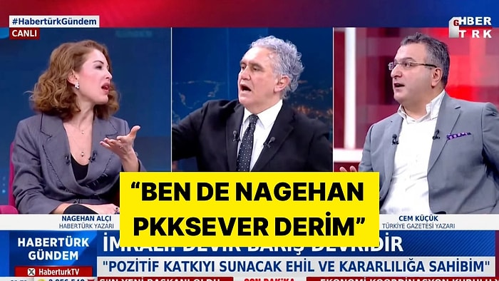 "PKK Hassasiyetini Azalt": Cem Küçük ve Nagehan Alçı Canlı Yayında Birbirine Girdi