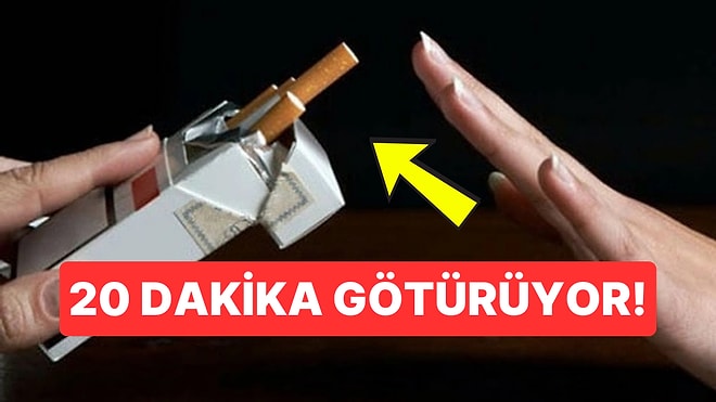 Yapılan Yeni Bir Araştırmaya Göre Her Sigara Ömrünüzden 20 Dakika Götürüyor!