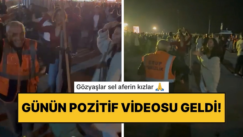 Yalın Konserinde Doyasıya Eğlenen Temizlik Görevlisinin O Anları Kalpleri Isıttı