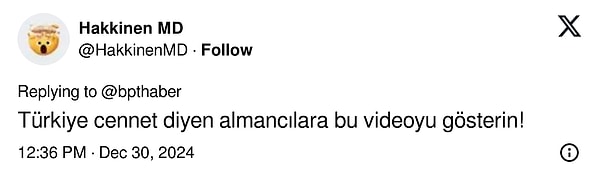 Söz konusu videoya sosyal medyadan yorumlar da eksik olmadı: