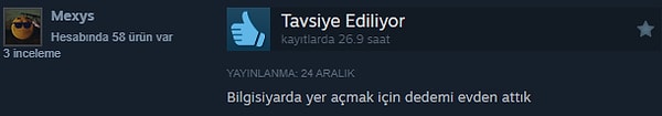 5. Biz de koltuk takımlarını atmak zorunda kalmıştık.