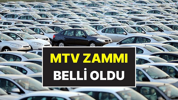 Motorlu Taşıtlar Vergisi Zammı Belli Oldu: 2025’te En Düşük MTV 4 Bin 835 TL’ye Çıktı