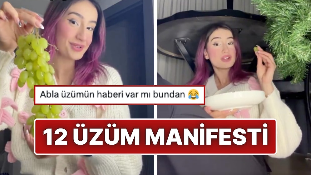 12 Üzüm Manifestini Gerçekleştiren Sosyal Medya Kullanıcısı, Detayları Paylaştı