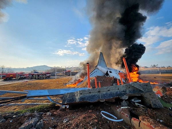 Yolcu uçağının, Jeju Air filosunda yer alan Boeing 737-800 olduğu ortaya çıktı. Uçak, iniş yaptığı sırada pistten çıkarak karşıdaki duvara çarptı. Daha sonra alevlere teslim oldu.