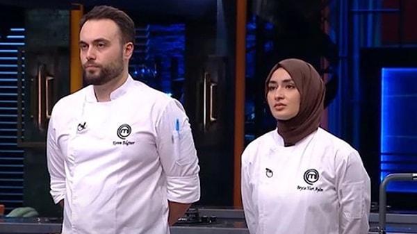 Kerem ile yarışan Beyza, yalnızca 1 puan farkla MasterChef'ten elendi.