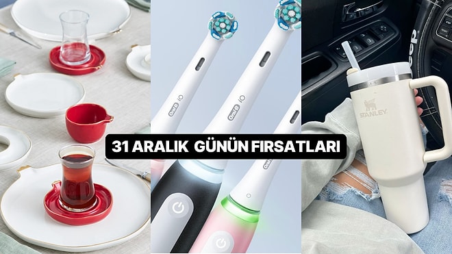 Bugün İndirimde Neler Var? Stanley Pipetli Termos'tan Karaca'nın Takımlarına 31 Aralık 2024 Günün Fırsatları