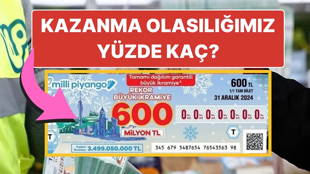 ChatGPT'ye Sorduk: Milli Piyango Yılbaşı Çekilişinde İkramiyeyi Kazanma İhtimalimiz Yüzde Kaç?