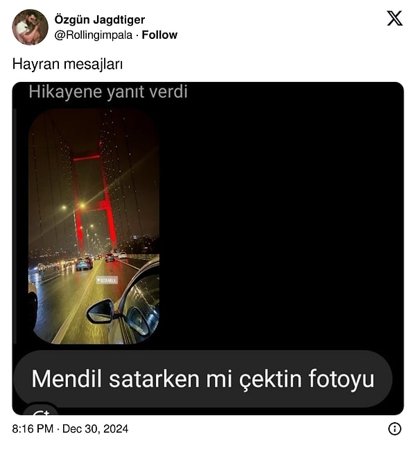 Sana ne mesajlar geliyordurdaki mesaj