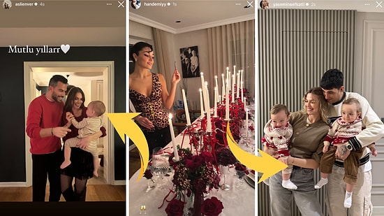 Hande Erçel'den Aslı Enver'e Herkesi Yeni Yıl Ruhu Sardı! : 31 Aralık'ta Ünlülerin Instagram Paylaşımları
