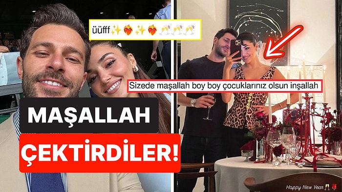 Dillere Destan Aşklarıyla Adından Söz Ettiren Hakan Sabancı ve Hande Erçel Çiftinden "Mutlu Yıllar" Mesajı