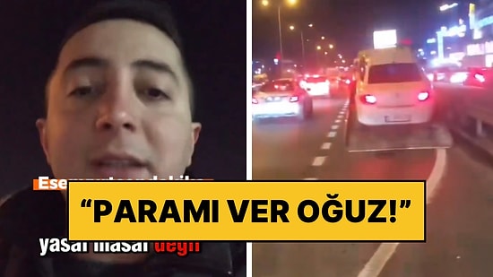 Martı Tag Sürücüsü Oğuz Alper Öktem'e İsyan Etti: ''Hani Yasaldı? Paramı Ver Oğuz!”